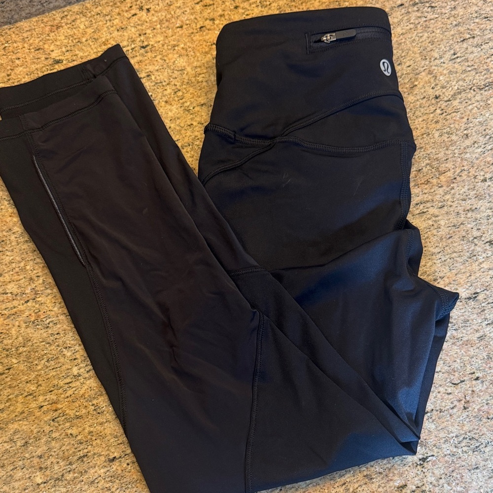 Lululemon Black Athletic Leggings 2